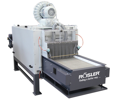 Belt Dryer using hot air