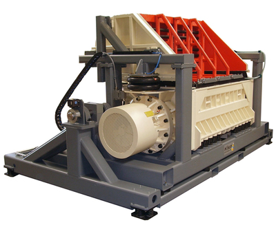 Rösler PA trough vibrators feature an integrated separation system. They can be used for ball burnishing as well as standard deburring